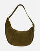 Olive Wildleder
