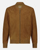 Cognac Wildleder