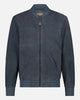 Hellblau Wildleder