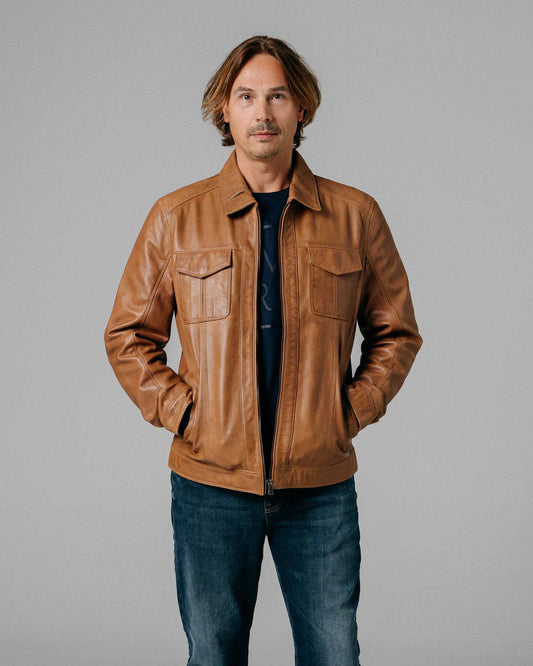 Norton │ Leder-Field-Jacke